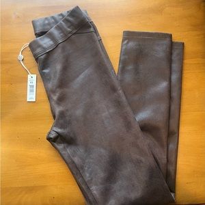 vintage brown leather pants